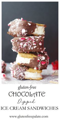 Gluten-Free Chocolate Dipped Ice Cream Sandwiches