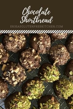 Gluten Free Chocolate Shortbread Cookies