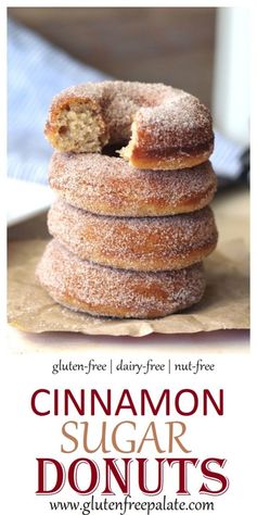 Gluten-Free Cinnamon Sugar Donuts