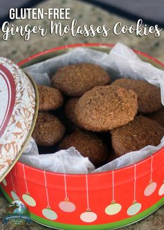 Gluten-Free Ginger Molasses Cookies