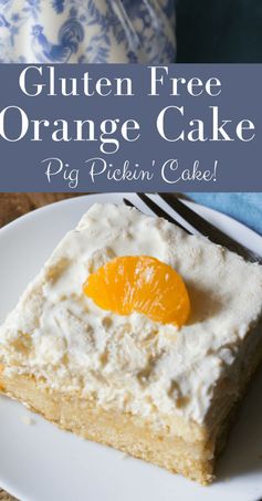 Gluten Free Orange Cake (Pig Pickin' Cake