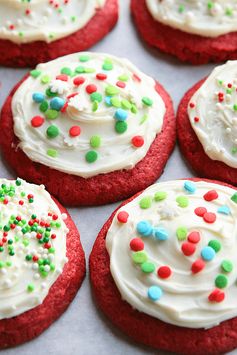 Gluten Free Red Velvet Sugar Cookies