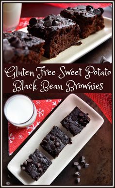 Gluten Free Sweet Potato Black Bean Brownies