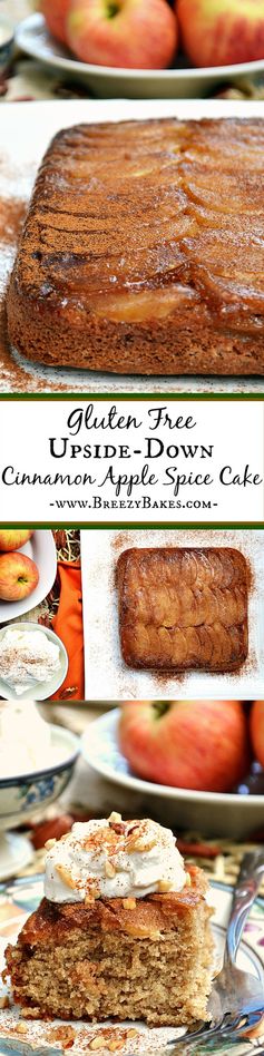 Gluten Free Upside Down Apple Spice Cake