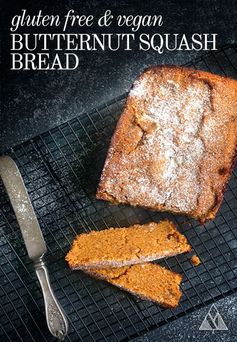 Gluten Free, Vegan, Paleo Butternut Squash Bread