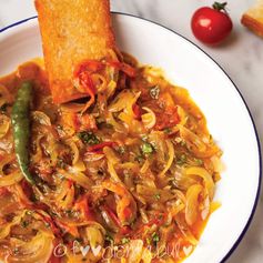 Goan Tomato and Onion Salad Bhaji