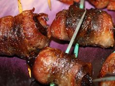 Goat Cheese-Stuffed Figs Wrapped in Bacon