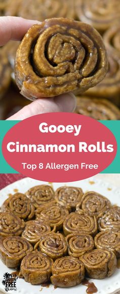 Gooey Cinnamon Rolls- Top 8 Allergen Free