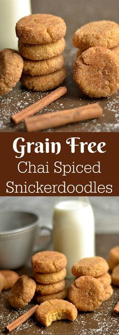 Grain-Free Chai Spiced Snickerdoodles (Paleo