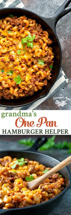 Grandma's One Pan Hamburger Helper
