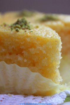 Greek Ravani / Revani recipe (Coconut cake with syrup