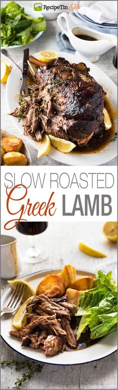 Greek Roast Leg of Lamb