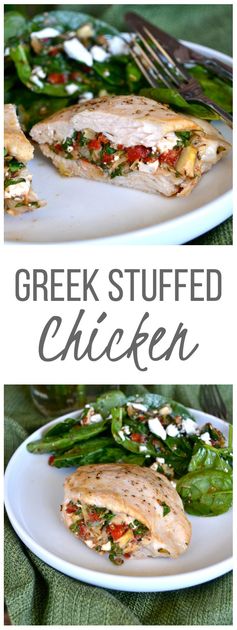 Greek Stuffed Chicken