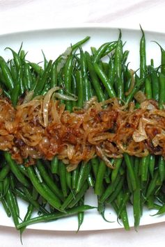 Green Beans With Caramelized Onions