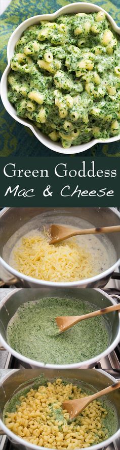 Green Goddess Mac and Cheese