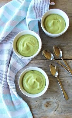 Green Tea Soft Serve (Vegan