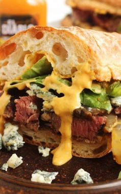 Grilled Beef Tenderloin Sandwich with Spicy Steakhouse Aioli