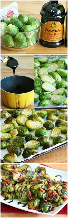 Grilled Brussels Sprouts with Bacon and Balsamic