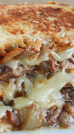 Grilled Cheese with Smoked Pulled Beef