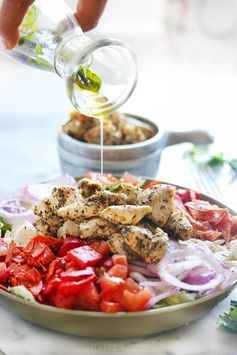 Grilled Chicken Chopped Antipasto Salad