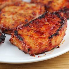 Grilled Honey Garlic Pork Chops