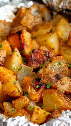 Grilled Potatoes Recipe with Rosemary & Smoked Paprika