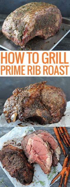 Grilled Prime Rib Roast