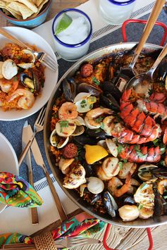 Grilled Seafood Paella