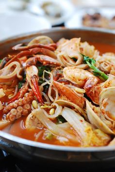 Haemul Jeongol (Spicy Seafood Hot Pot