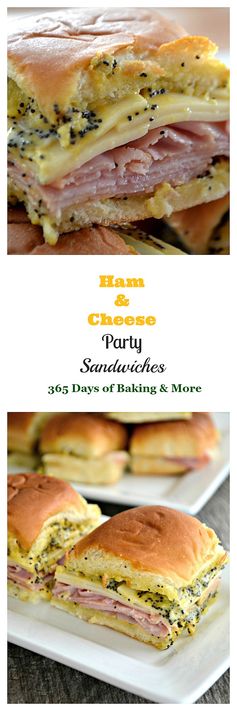 Ham and Cheese Party Sandwiches