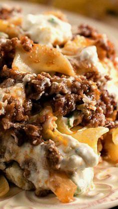 Hamburger Cheese Bake