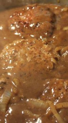 Hamburger Steak with Creamy Onion Gravy