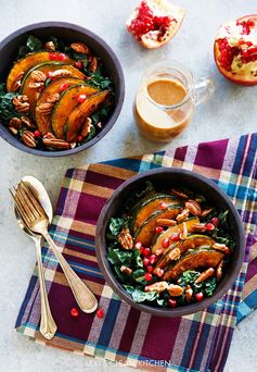 Harvest Salad with Maple Balsamic Dressing