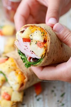 Hash Brown Breakfast Wraps (without egg