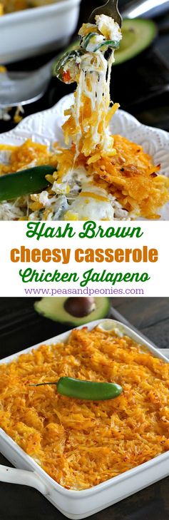 Hash Brown Chicken Jalapeño Casserole