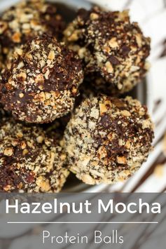 Hazelnut Mocha Protein Bites