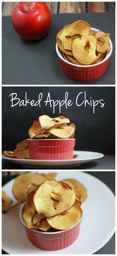 Healthy Baked Apple Chips