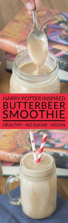 Healthy Butterbeer Smoothie