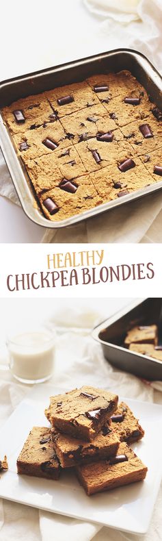 Healthy Chickpea Blondies