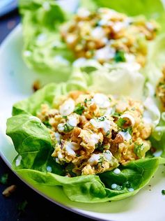 Healthy Chickpea Lettuce Wraps