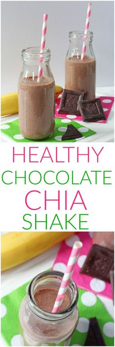 Healthy Chocolate Chia Shake