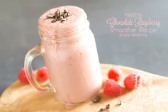 Healthy Chocolate Raspberry Smoothie