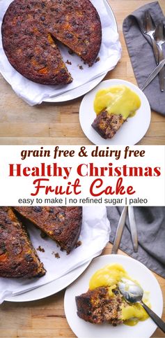 Healthy Christmas Fruit Cake (Grain-free