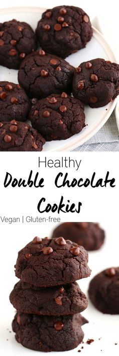 Healthy Double Chocolate Cookies