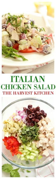 Healthy Italian Chicken Salad