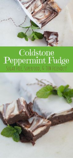 Healthy Peppermint Fudge