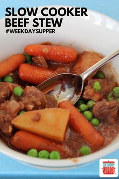 Hearty Beef Stew with Carrots and Peas