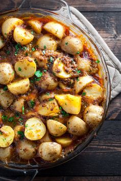 Hearty Vegan Spanish Potatoes