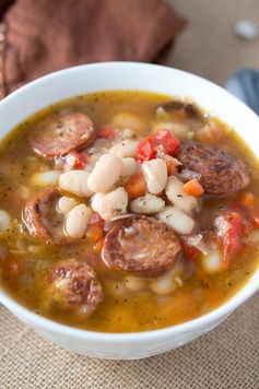 Hearty White Bean Soup with Sausage