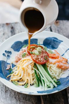 Hiyashi Chuka with Goma(Sesame dressing